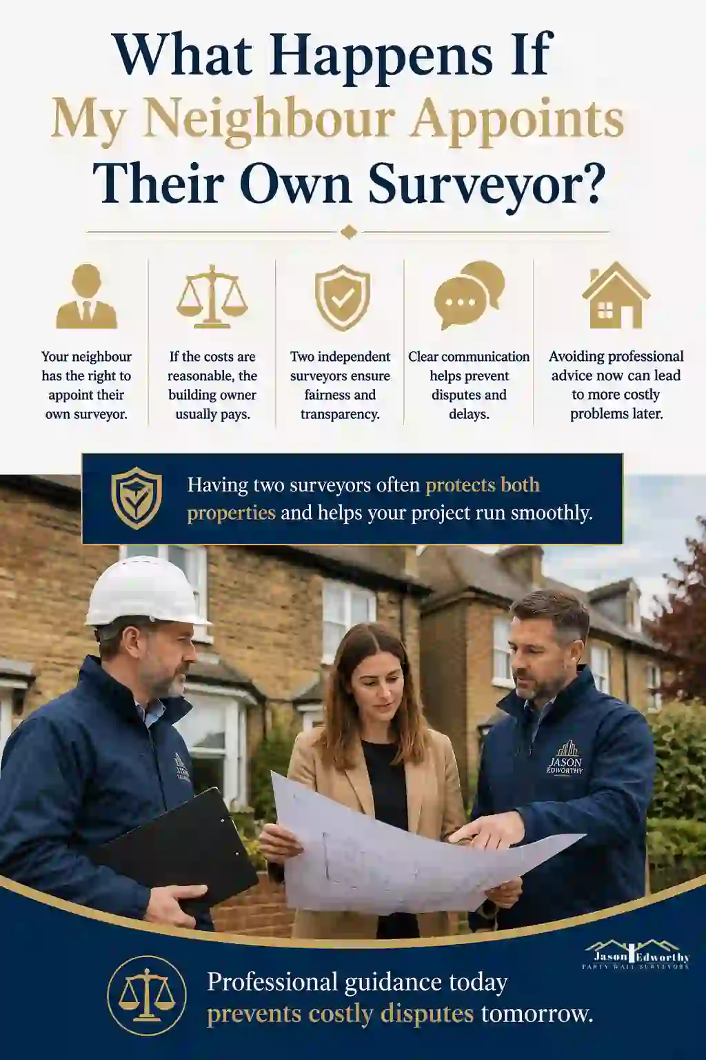 What Happens If My Neighbour Appoints Their Own Surveyor Kirkby-in-Ashfield?