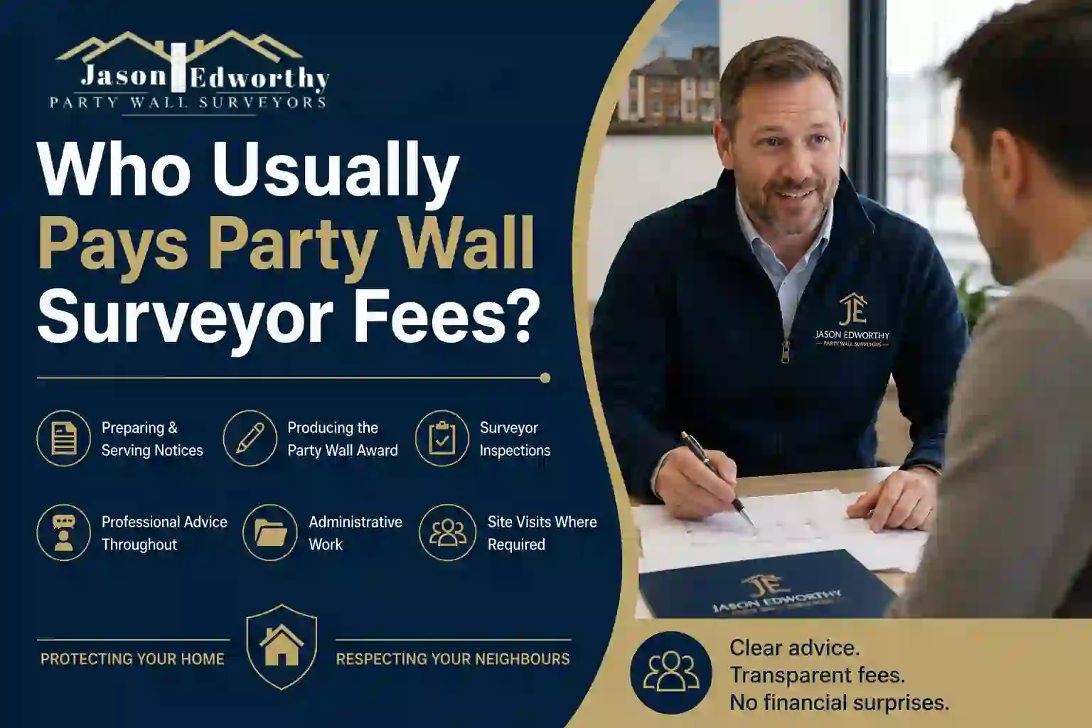 Who Usually Pays Party Wall Surveyor Fees Kirkby-in-Ashfield?
